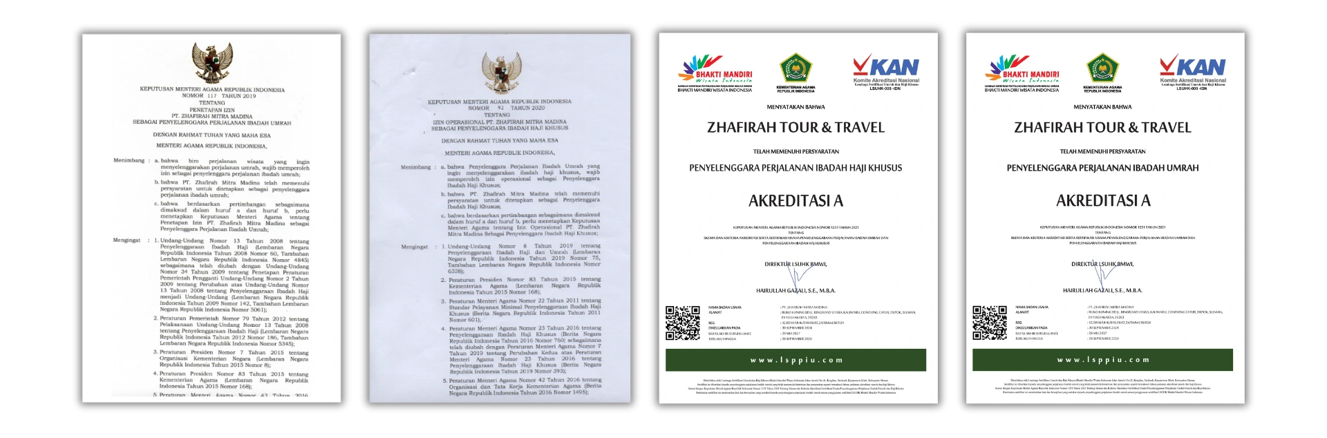 dokumen izin dan akreditasi Zhafirah
