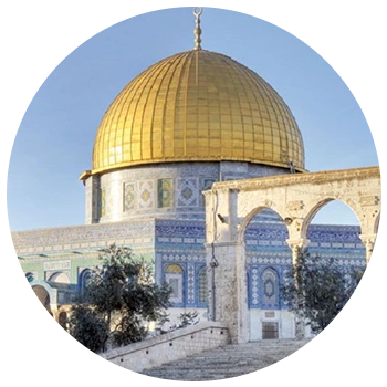 Ilustrasi destinasi Aqsa dari materi Zhafirah
