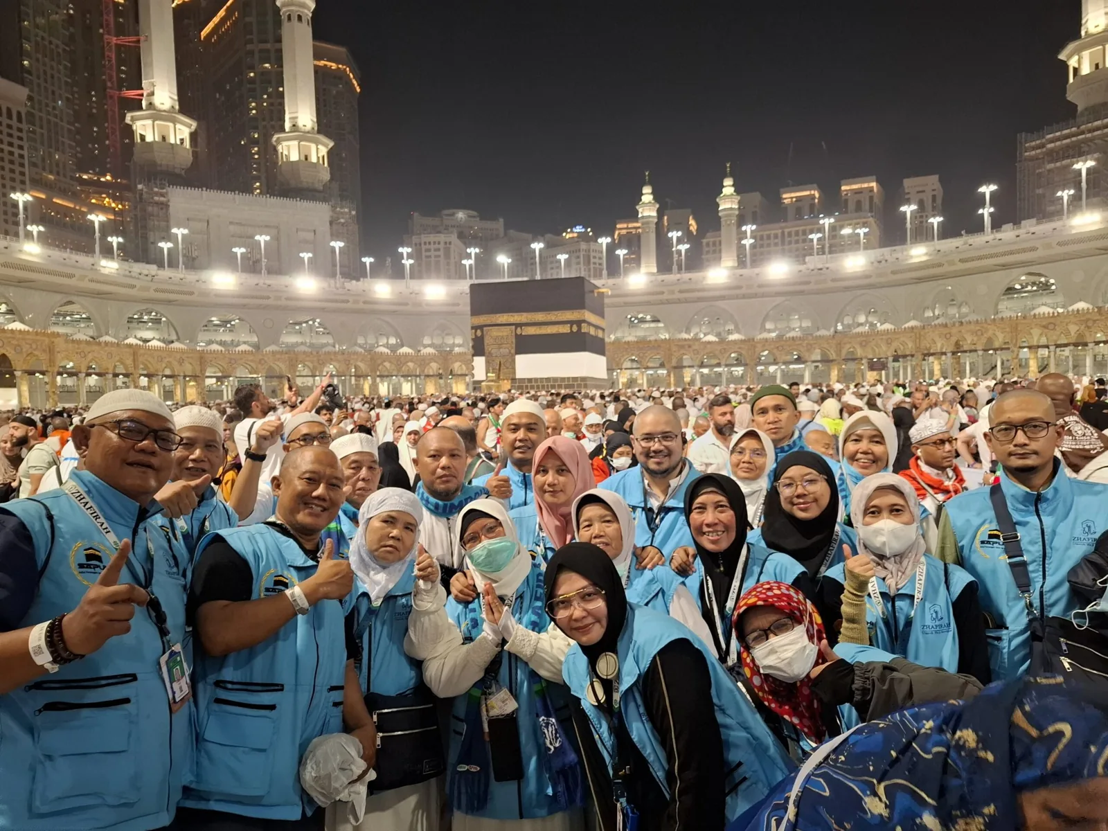 Dokumentasi rombongan haji Zhafirah