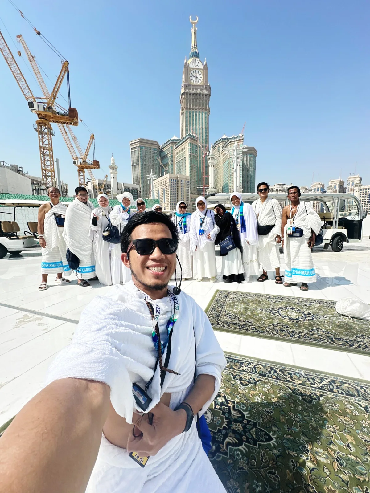 Dokumentasi jamaah haji Zhafirah