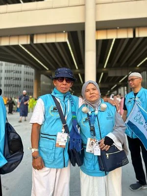 Dokumentasi jamaah dalam perjalanan bersama Zhafirah